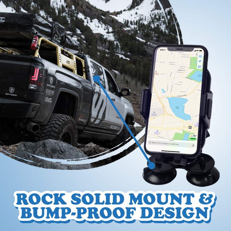 LUCKYLAKER Strong Suction Phone Mount Base Universal Marine Electronic Mount Ball Kayak Fish Finder Holder Car Fishing for Truck Boat Canoe - Image 2